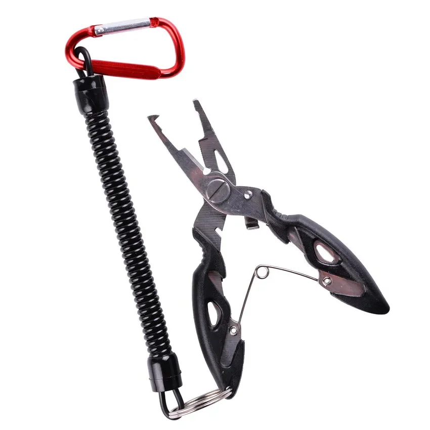 Ice Fishing Tip Up - 多機能フィッシングプライヤーツールグッズ用アクセサリー冬用タックルプライヤー万力編みハエはさみ三つ編みセット魚トング