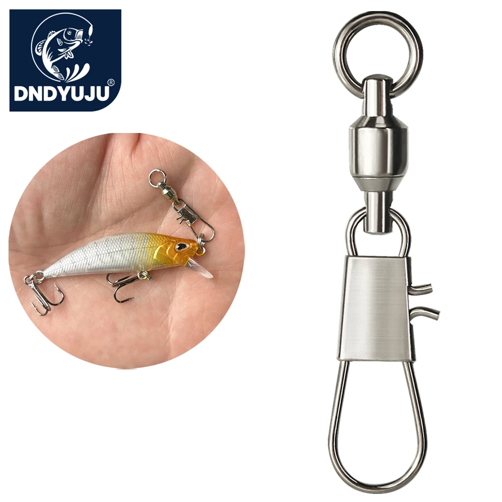 DNDYUJU 50個入り フィッシングスイベル ボールベア - Fishing Equipment Cheap のレビューと価格